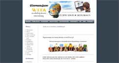 Desktop Screenshot of gimnazjum.zssiedliska.pl